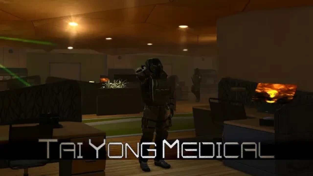 Deus Ex: Human Revolution - TYM Upper City Labs [Ambient+Stress] (1 Hour of Music)