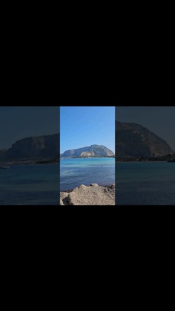 Beautiful Sicilian Beach ⛱️ #sicily #palermo #mondello #Beach #crystalclearwaters #sicilian #travel