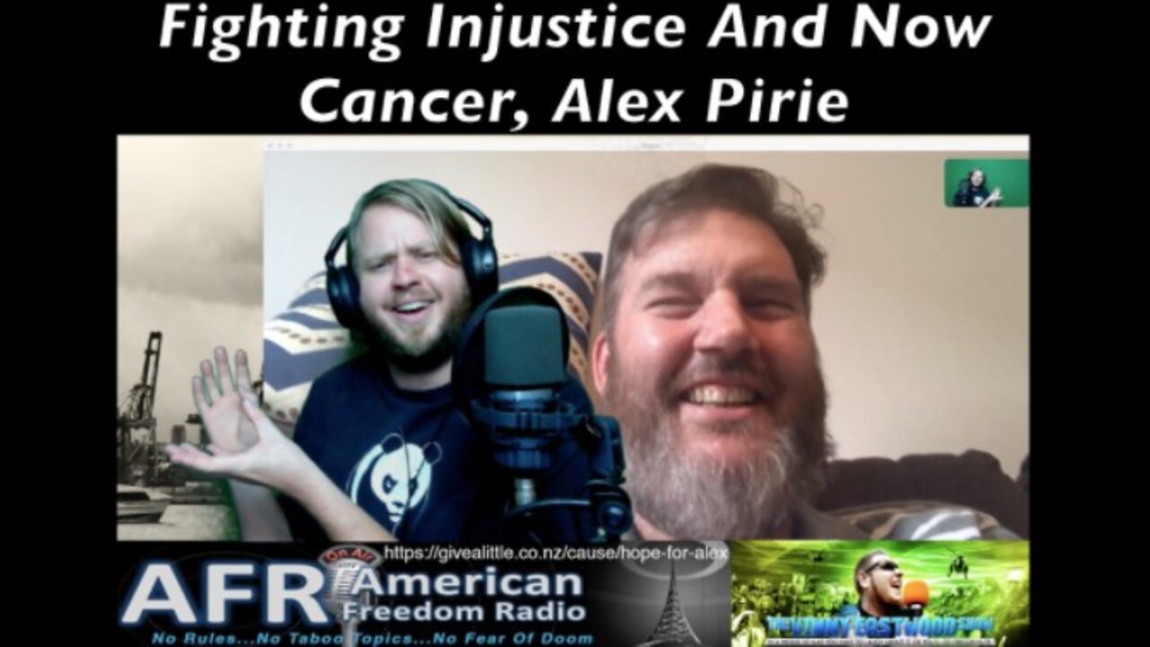 Fighting Injustice and now Cancer, Alex Pirie NZ - 1 February 2019