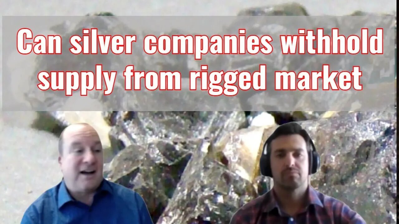 Can silver mining companies withhold supply?