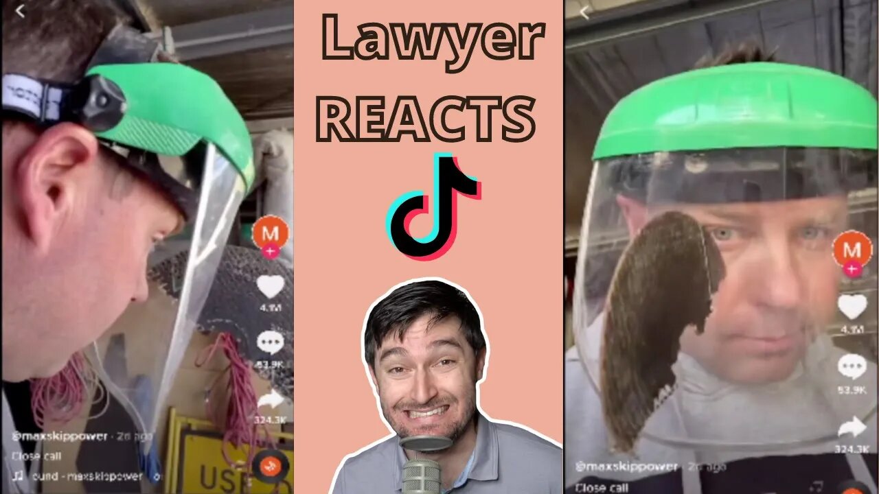 Man Almost Takes a SAW TO THE FACE | Lawyer Tiktok Reacts