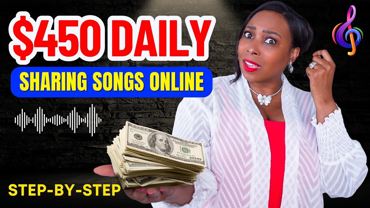 Earn $450 Daily POSTING SONGS ONLINE - Make Money Online