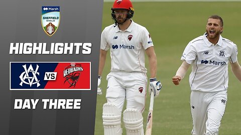 Victoria vs South Australia | Sheffield Shield 2023-24 | Day 3