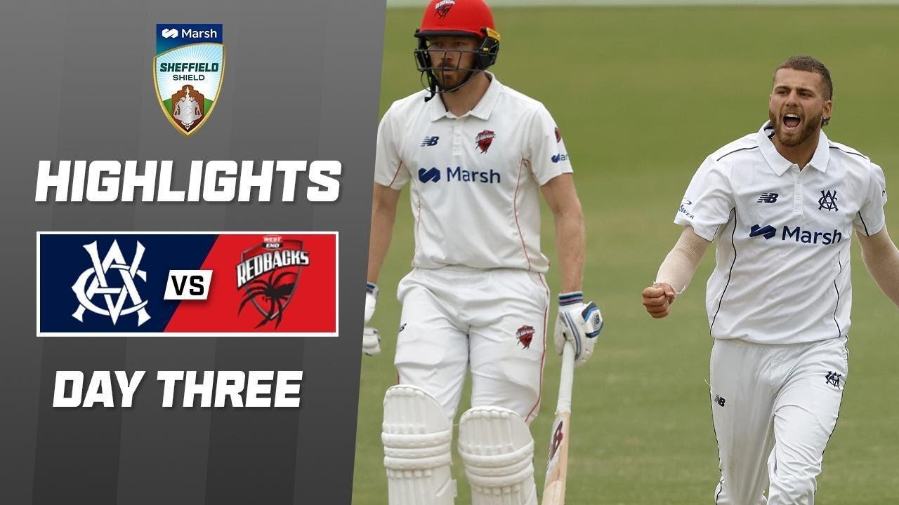 Victoria vs South Australia | Sheffield Shield 2023-24 | Day 3