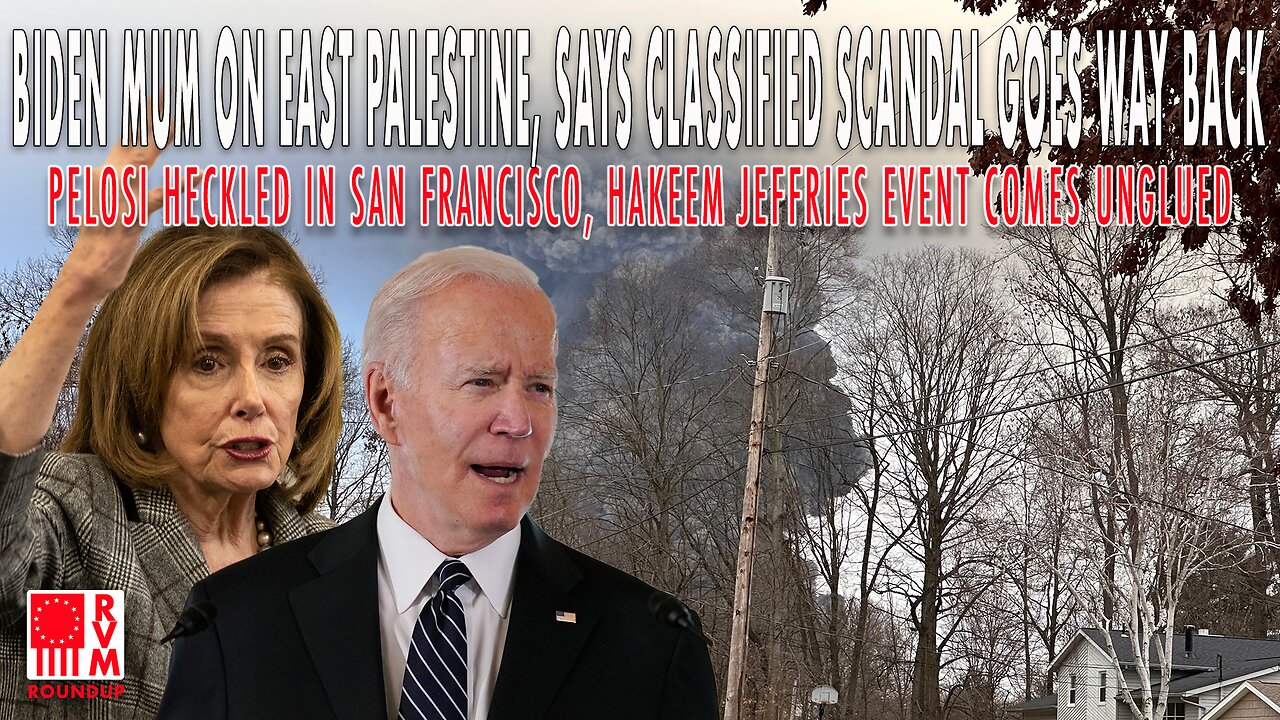 Biden Silent On East Palestine Visit, Says Classified Scandal Goes Back Fifty Years | RVM Roundup