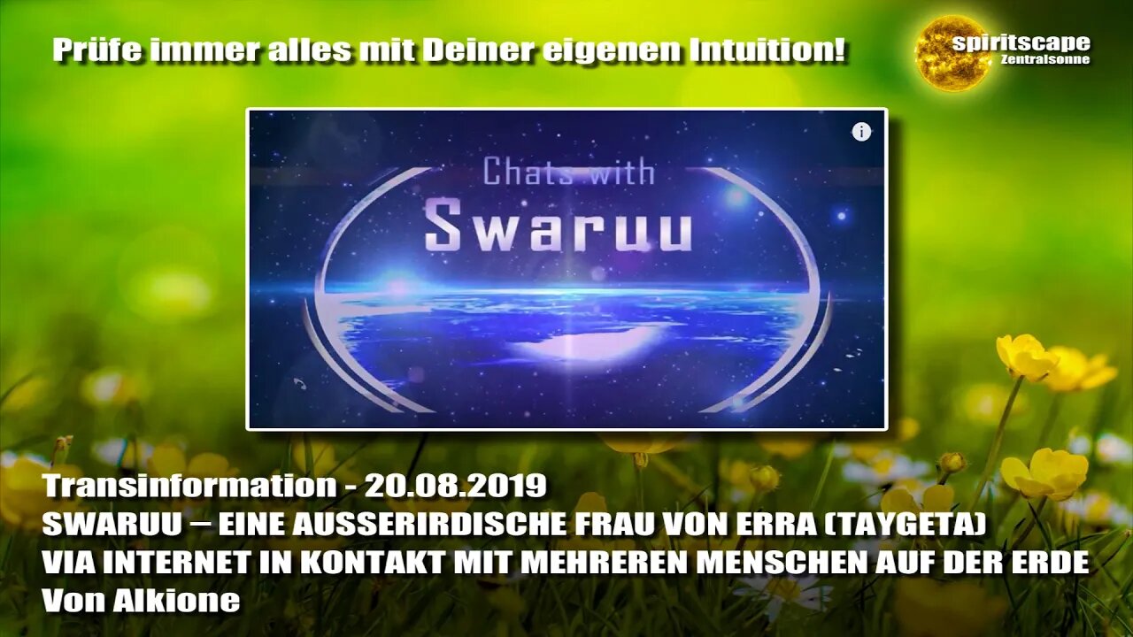 SWARUU – EINE AUSSERIRDISCHE FRAU VON ERRA (TAYGETA) - Transinformation.net