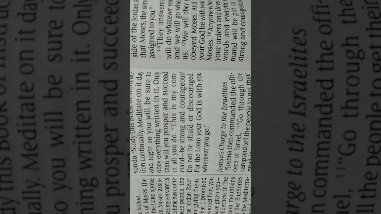Joshua 1 NLT