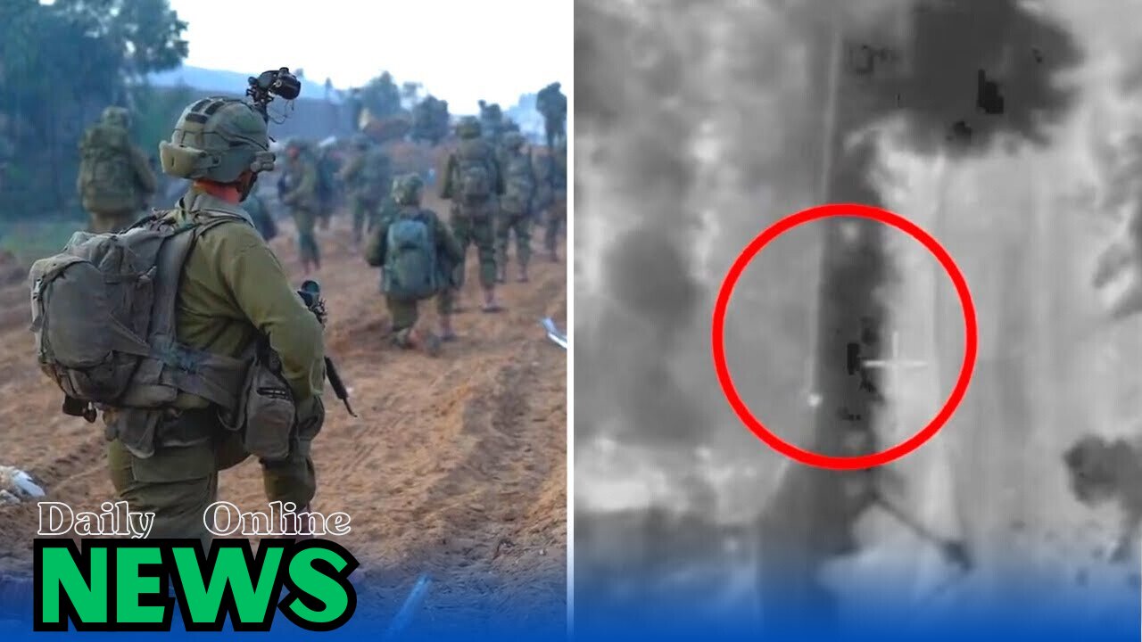 Israeli soldiers push back terrorist attack and defeat Hamas tunnels by calling in airstrike