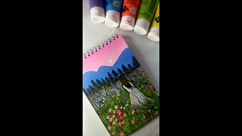 Beautiful Garden Painting 🖼️ 🌷