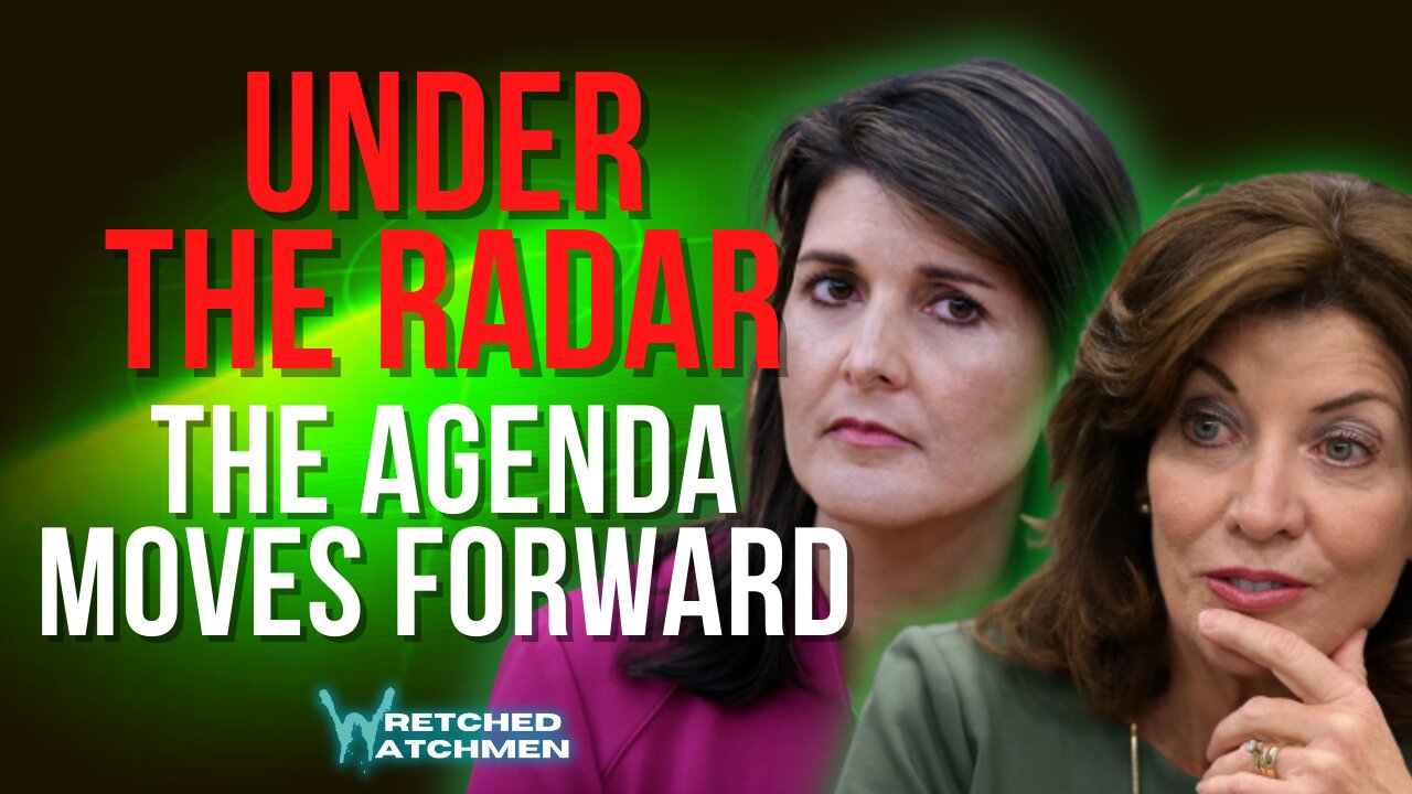 Under The Radar: The Agenda Moves Forward