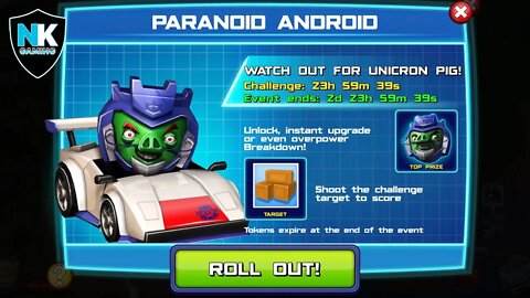 Angry Birds Transformers 2.0 - Paranoid Android - Day 4 - Featuring Cliffjumper vs. Boss Pig