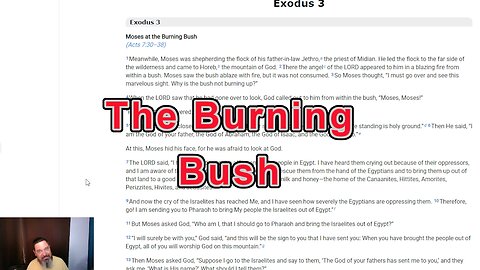 Mystical Entity on Sinai Exodus 3