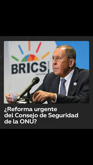 Lavrov critica la composición del Consejo de Seguridad de la ONU