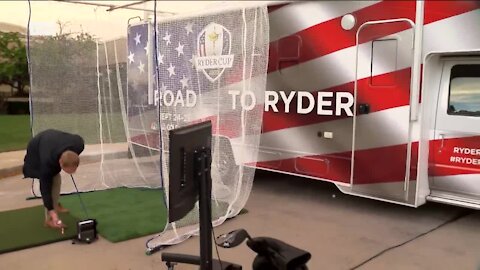 NBC's Road to Ryder Cup RV arrives