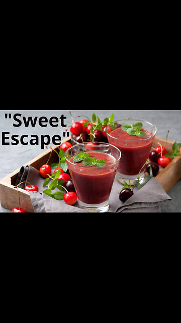 Sweet Escape: Crafting a Silky Chocolate Cherry Almond Smoothie