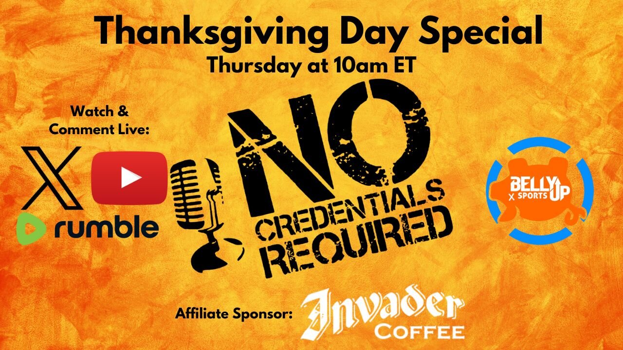 Thanksgiving Day Special: NFL, Sports Memories We're Thankful For, and More!