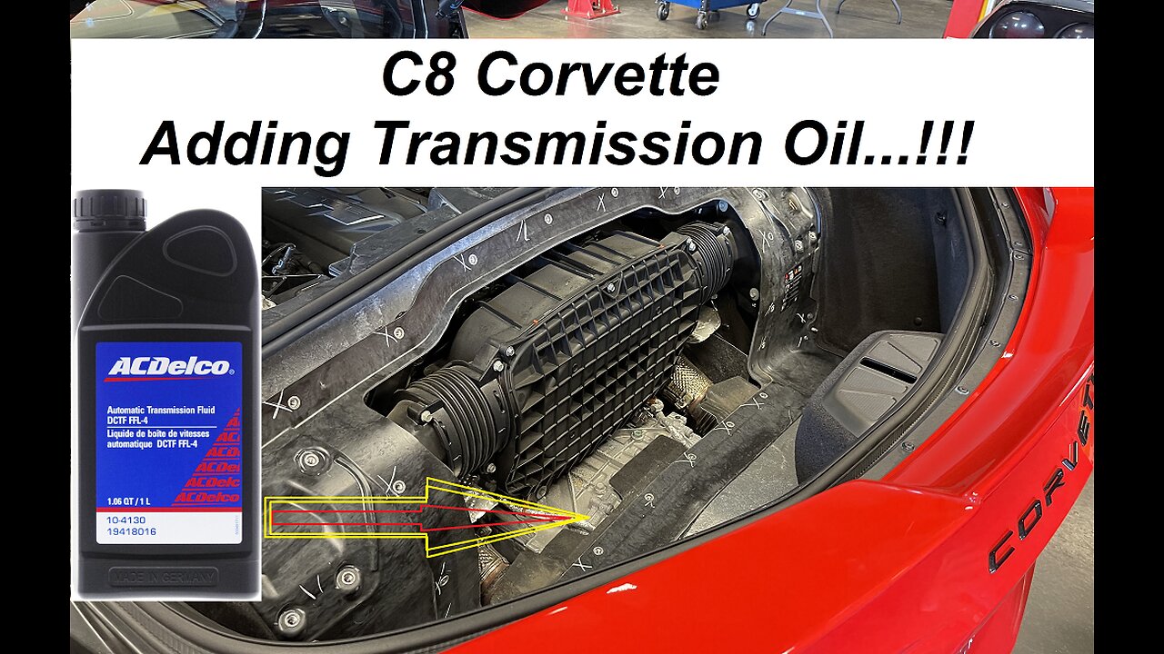 WORRIED? C8 Corvette ADDing Trans Oil * LG Motorsports, FUN...!!!