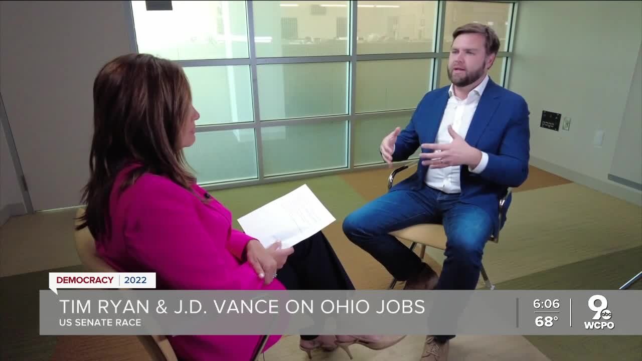 Tim Ryan, J.D. Vance talk jobs in Ohio