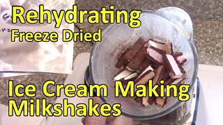 0:00 / 9:18 Rehydrating Freeze Dried Ice Cream by Making Milkshakes