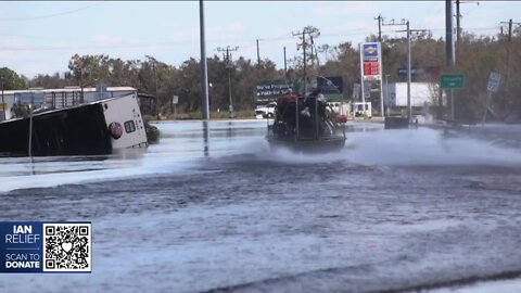 Roads around Arcadia are starting to dry out