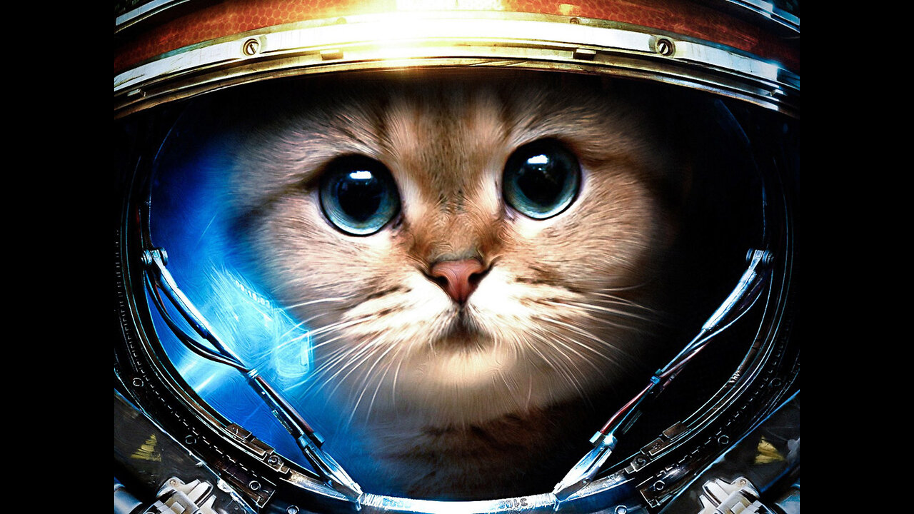 Swimming Through Space Cats