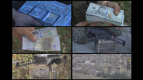 Russian marines are distributing leaflets for Ukrainian fighters