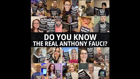 Join Our Selfie Campaign - Show the World That You Know "The Real Anthony Fauci!"