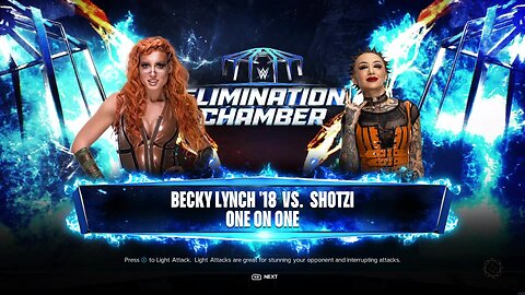 WWE 2k24 Becky Lynch vs Shotzi Blackheart