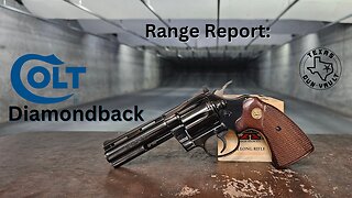 Range Report: Colt Diamondback (.22lr) - A Classic Colt Revolver