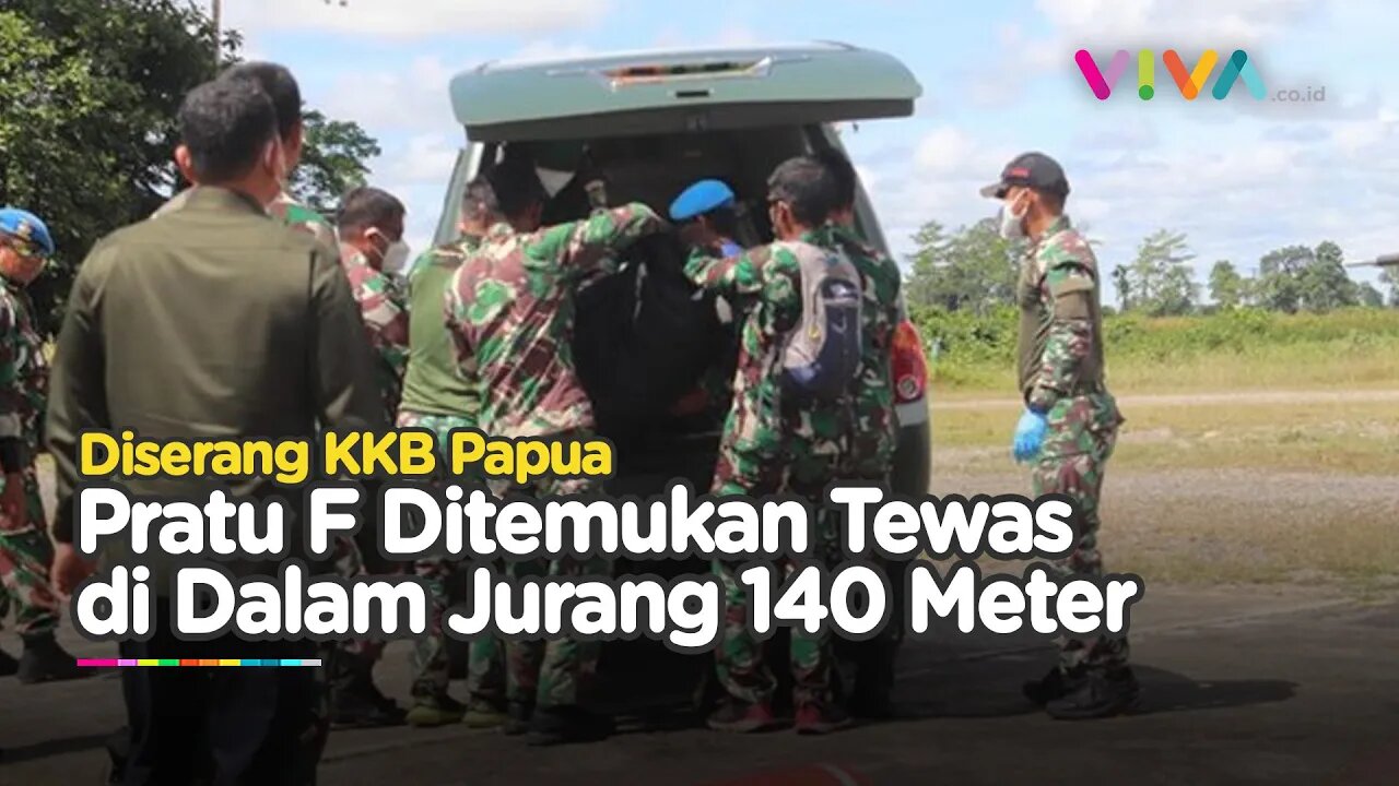 Gugur di Papua, Pratu F Ditemukan Tewas di Dalam Jurang 140 Meter