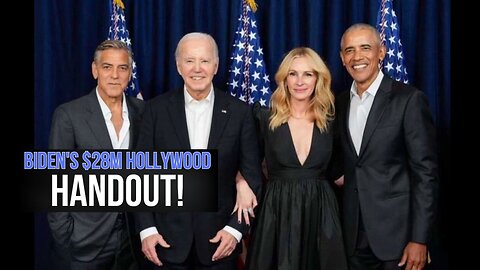 Hollywood's $28M Bet on Biden: Barack Had To Save Joe On Stage