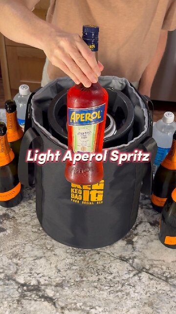 Have a Light Aperol Spritz, by the keg!