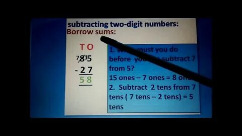 Class III Maths A LEC 5 SUBTRACTION PART 1