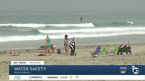 Lifeguard water safety reminder