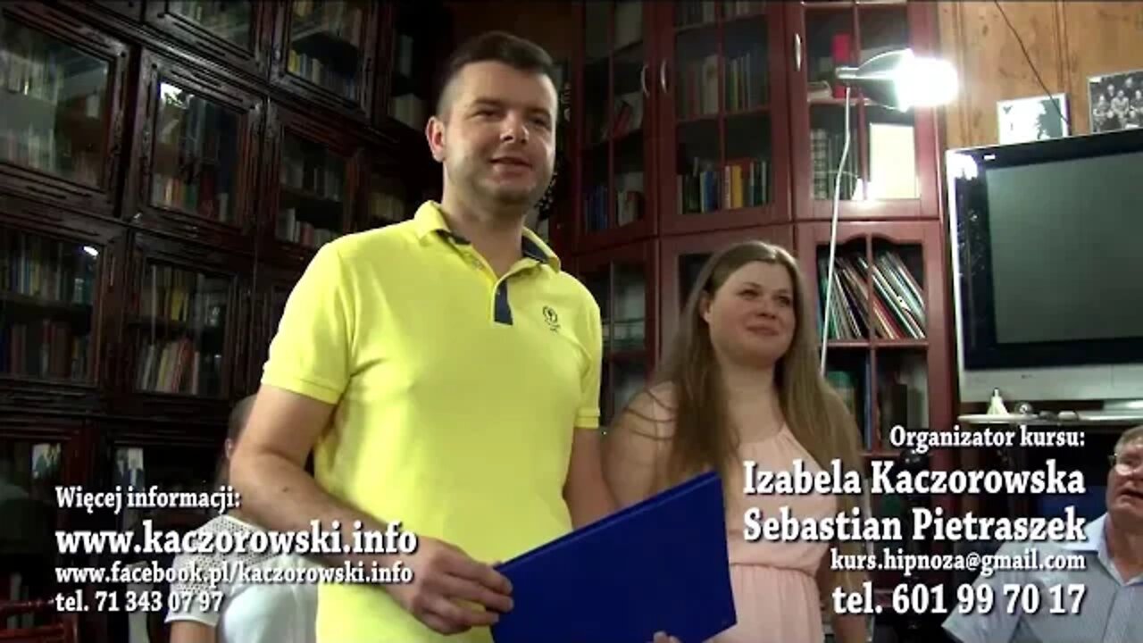 PROFESJONALNY FILM HIPNOZY I HIPNOTERAPII - TECHNIKA WPROWADZANIA W TRANS HIPNOTYCZNY/2015©TV IMAGO