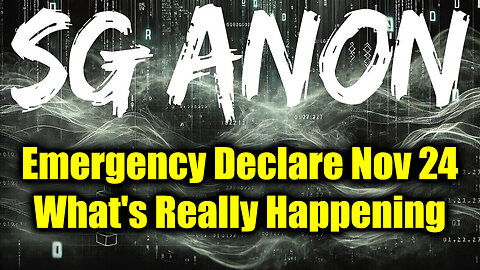 SG Anon Emergency Declare Nov 24 - What's Really Happening