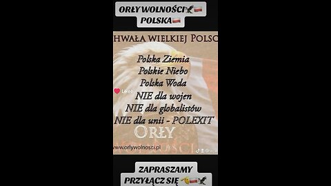 Zapraszamy na telegram 🦅ORLY WOLNOŚCI🫡🇵🇱