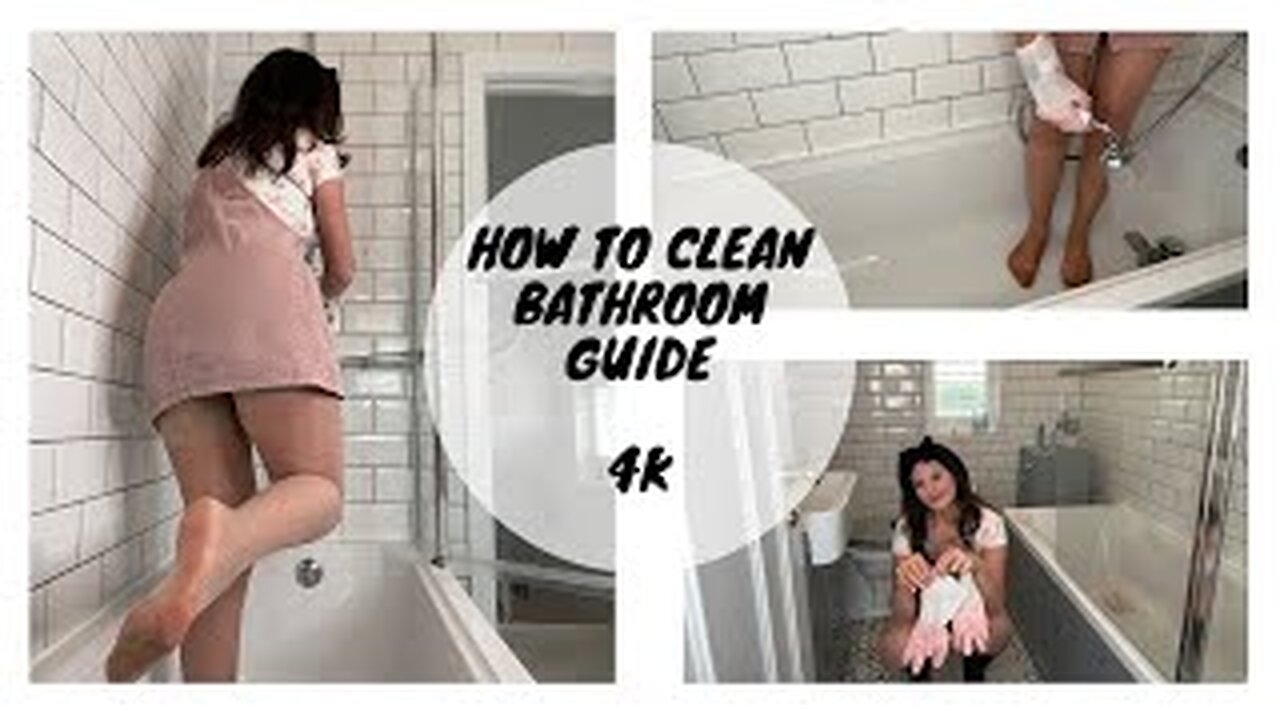 4K | How To Clean | Bathroom | Guide | Products | What Order I Clean & Why