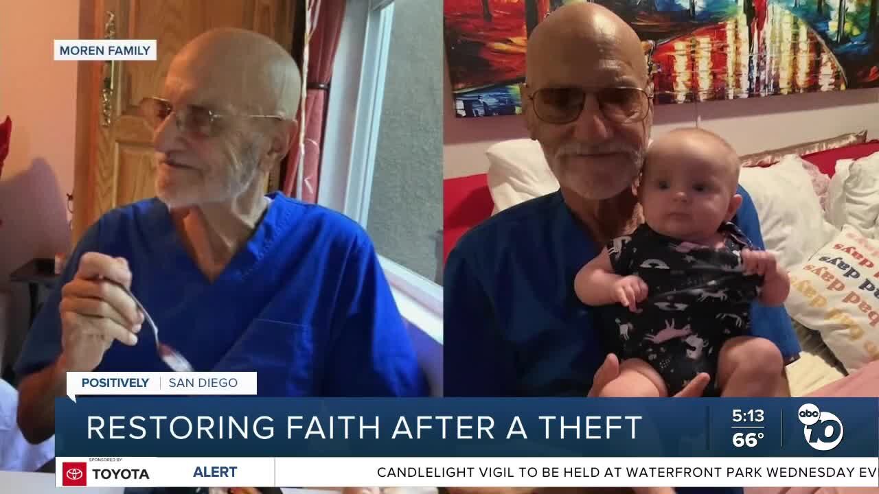 Restoring faith after theft