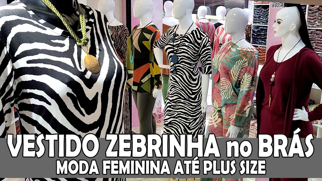 ✨💲Vestido Zebrinha até plus