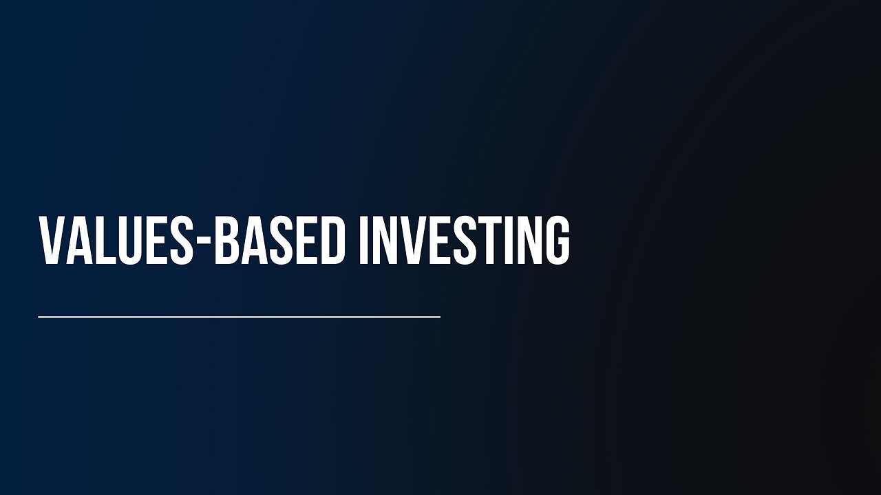 Values-Based Investing