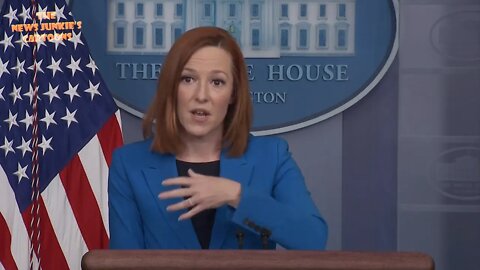 Psaki goes on the offensive, asking a reporter to reveal how many governors he spoke to.