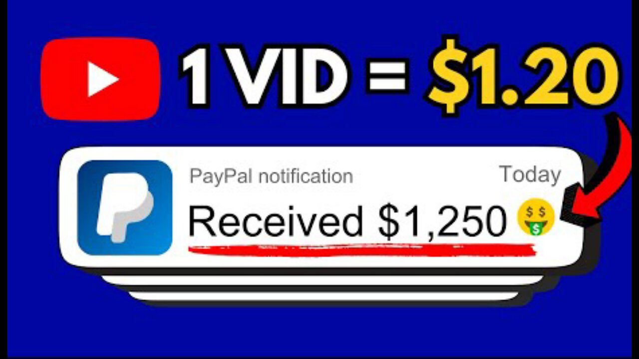 Get Paid $1.20 🤑 PER VIDEO Watched – Make Money Online