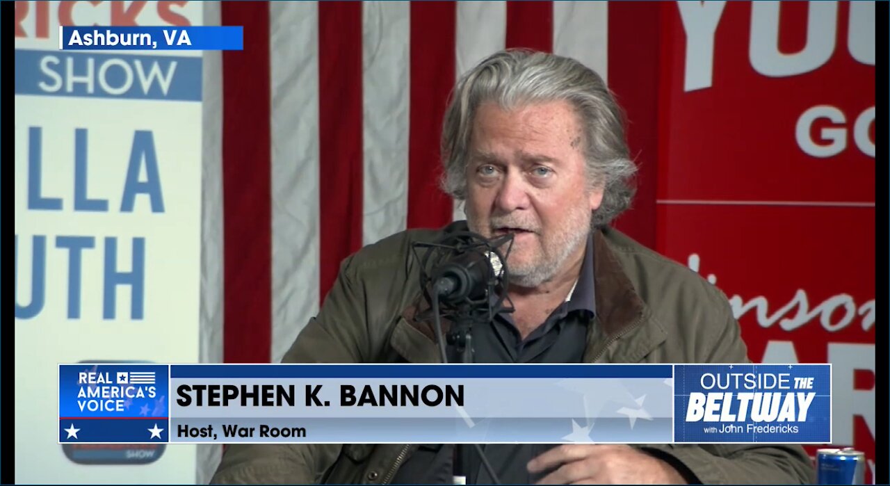 "This is the center of the political universe until next Tuesday." - Steve Bannon