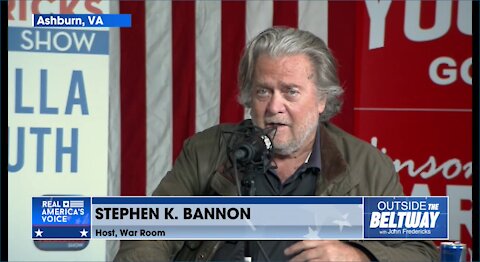 "This is the center of the political universe until next Tuesday." - Steve Bannon