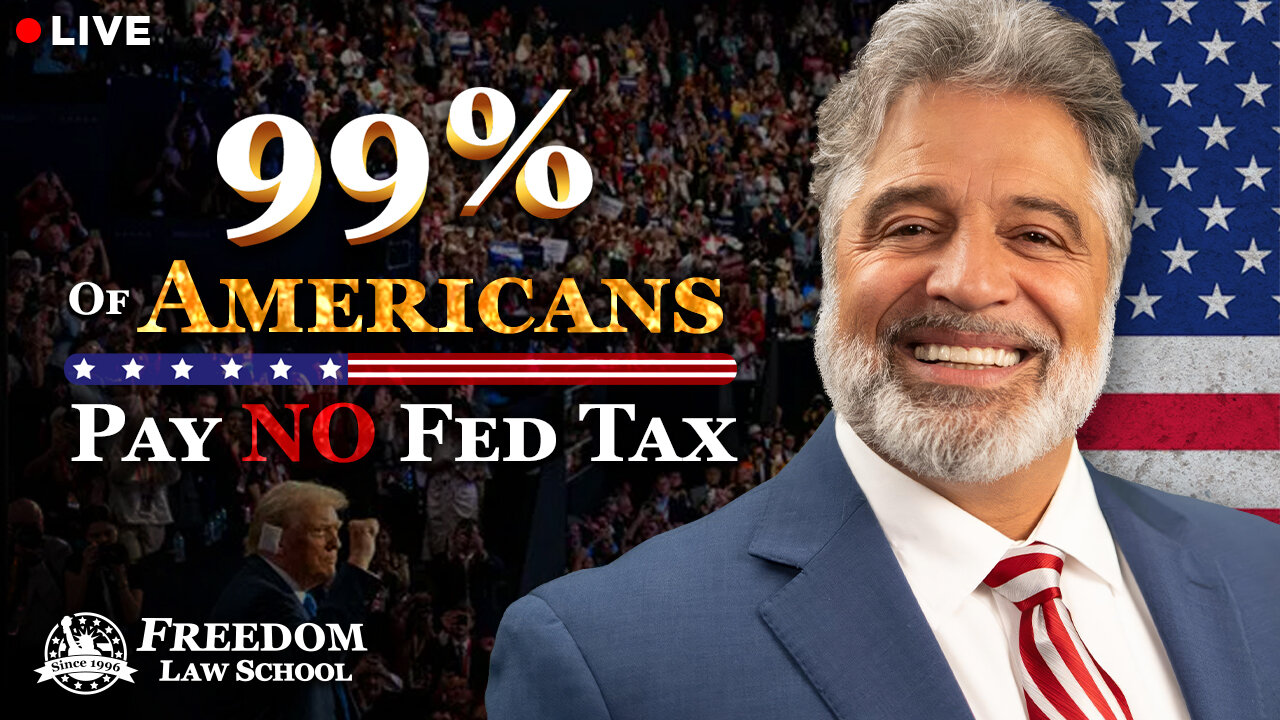 99% of Americans are not required to file and pay federal income taxes!