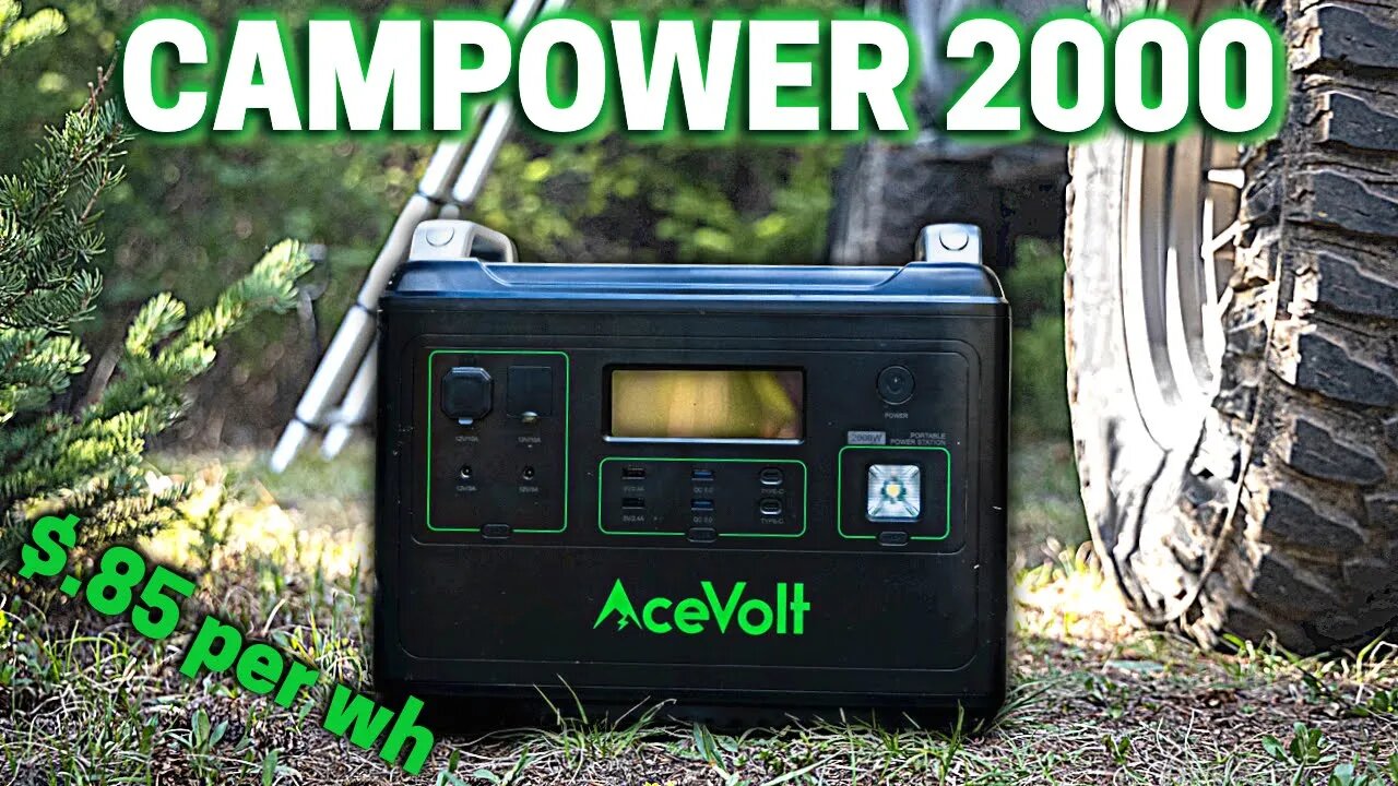 ACEVOLT CAMPOWER 2000 | Best Budget Solar Generator?