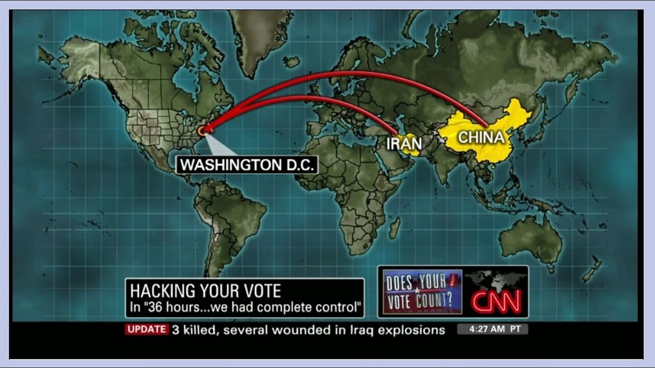 ▶ CNN Reporting in 2010: Voting Machines EASILY Get Hacked ... (duh, ya think?)