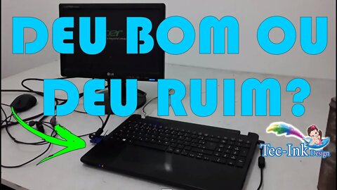 Como Usar Notebook Sem A Tela Como Uma CPU De Computador Desktop? Será Q Dá Certo? Veja Como Fazer