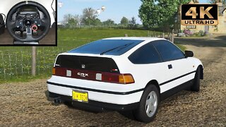 Honda Civic CRX V-TEC | Forza Horizon 4 | Logitech G29 Gameplay "4K"